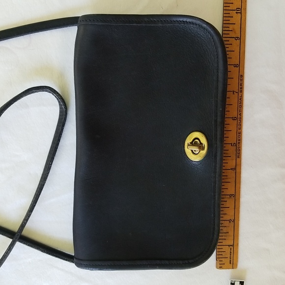 Coach Crossbody Leather Purse Black - Picture 2 of 8